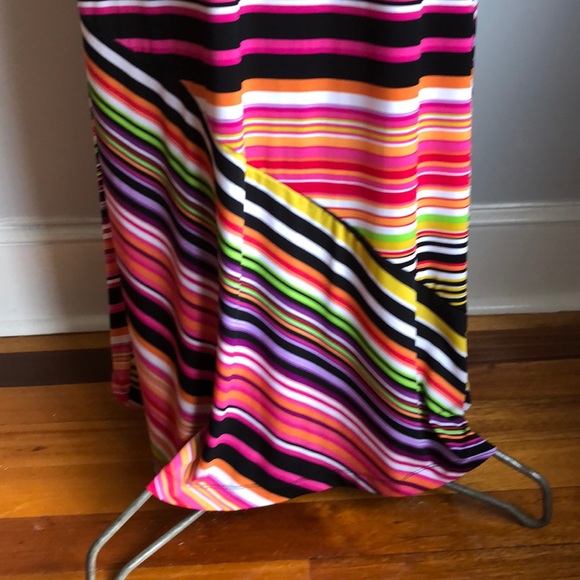 Skye’s the limit Sleeveless Knit Maxi Dress Stripe - Picture 3 of 7